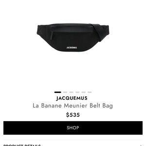 Jacquemus La Banane Meunier Belt Bag